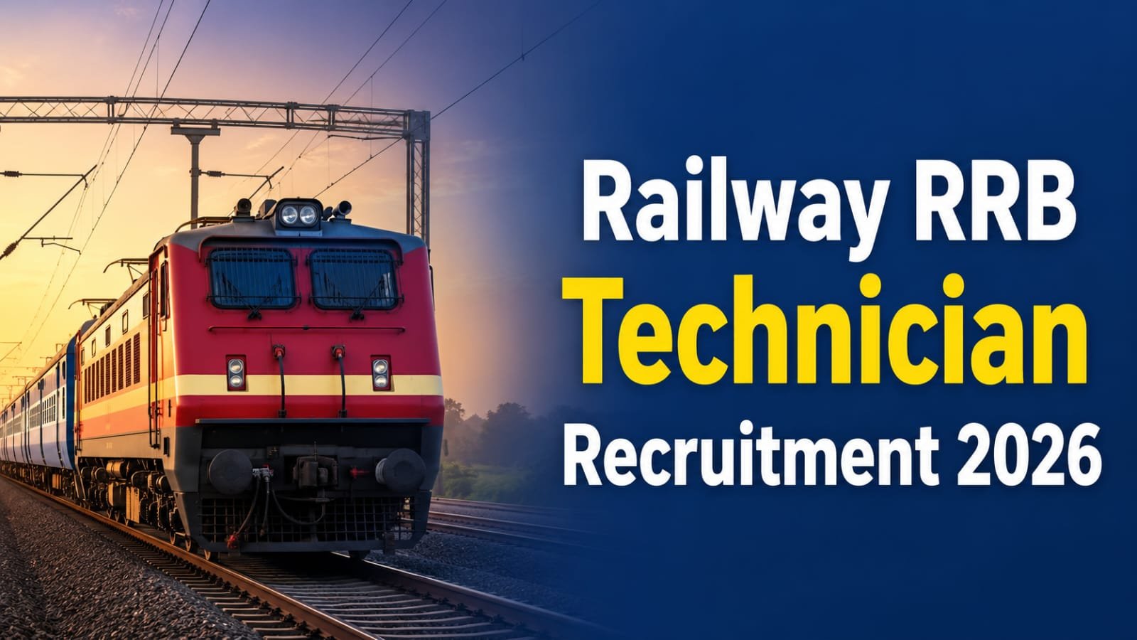 Railway RRB Technician Recruitment 2026: 6557 पदों पर भर्ती, आवेदन शुरू, योग्यता, आयु सीमा, परीक्षा पैटर्न और सैलरी